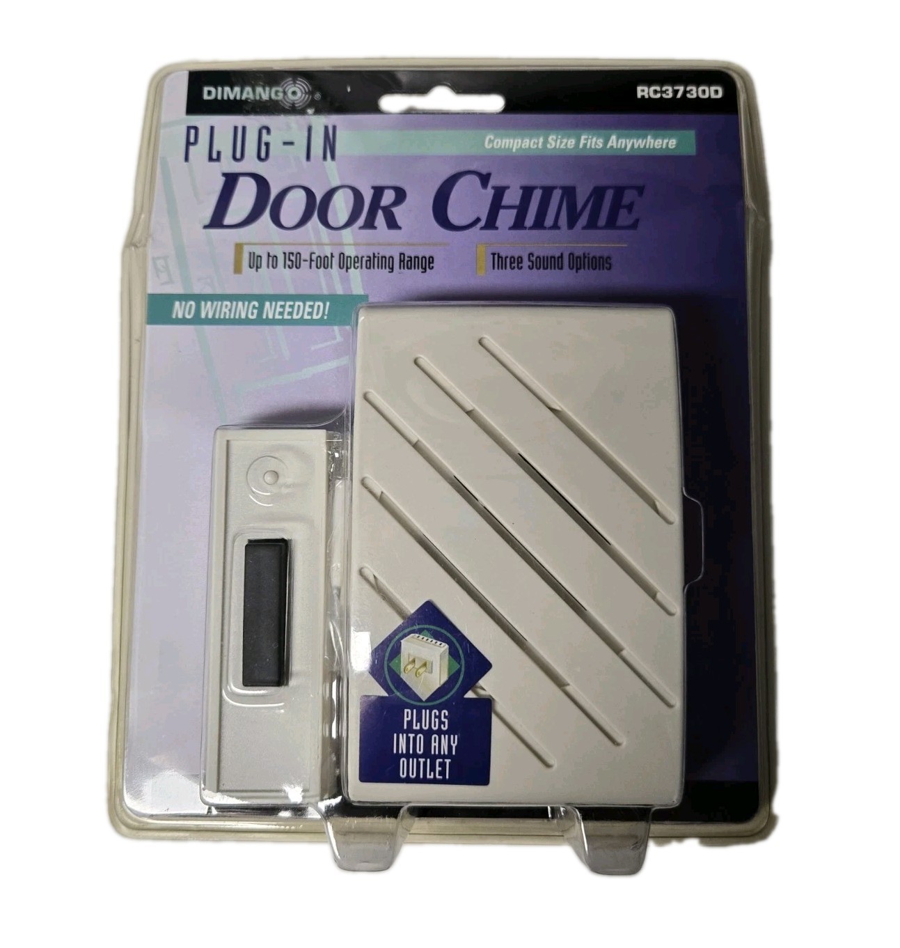 Dimango RC3730D Extend A Chime Door Bell Plug in 150ft Range NEW IN PACKAGE