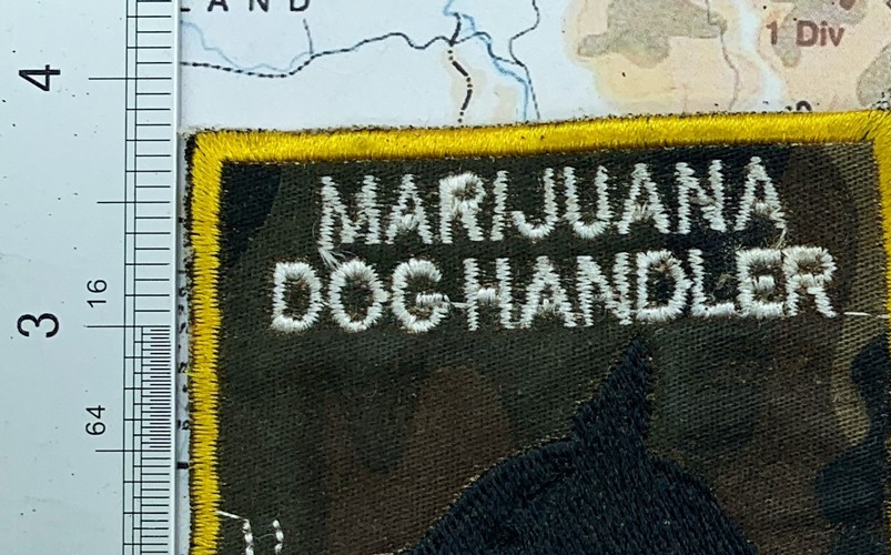 1 patch plus 1 , dog handler , K-9 Hell On Paws Vietnam Patch , p2-20