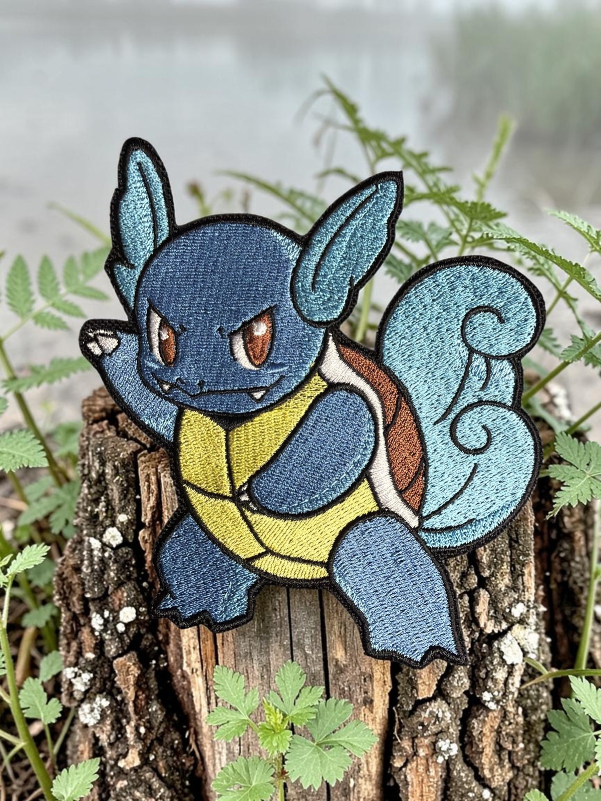 Wartortle Pokémon Embroidery Patch 3.57" - 5.57"