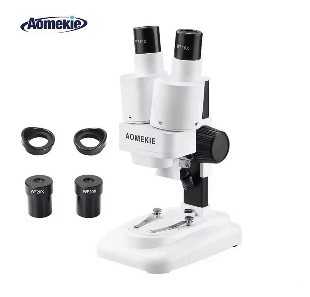 20X/40X Binocular Stereo Microscope with LED