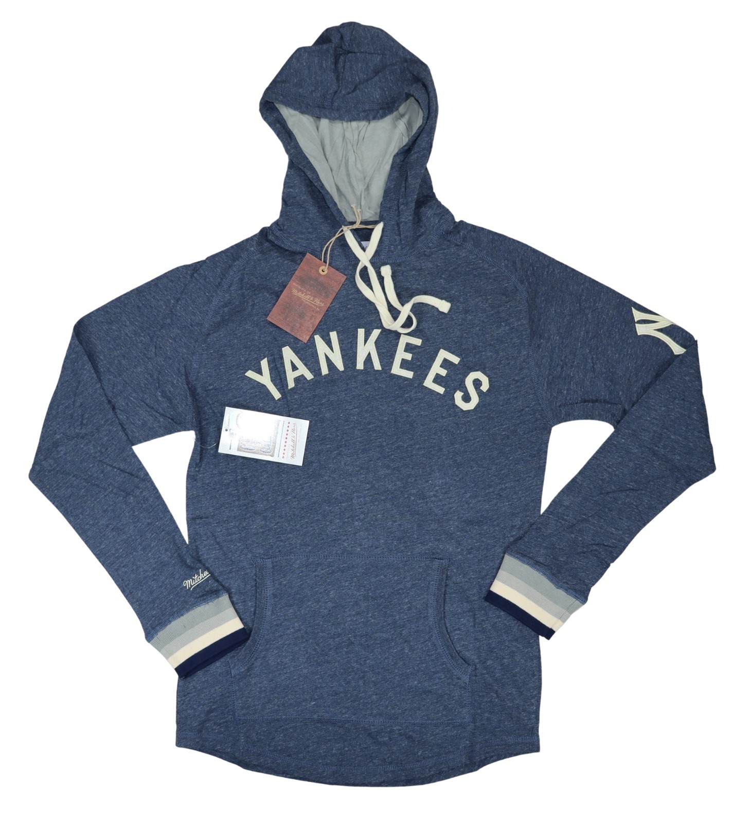 Mitchell & Ness New York Yankees Lightweight Cooperstown Men's Hooded Shirt NWT