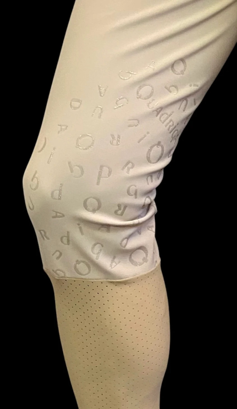 Quadriga [BOND] Eyelet Culottes for Men / Logo G