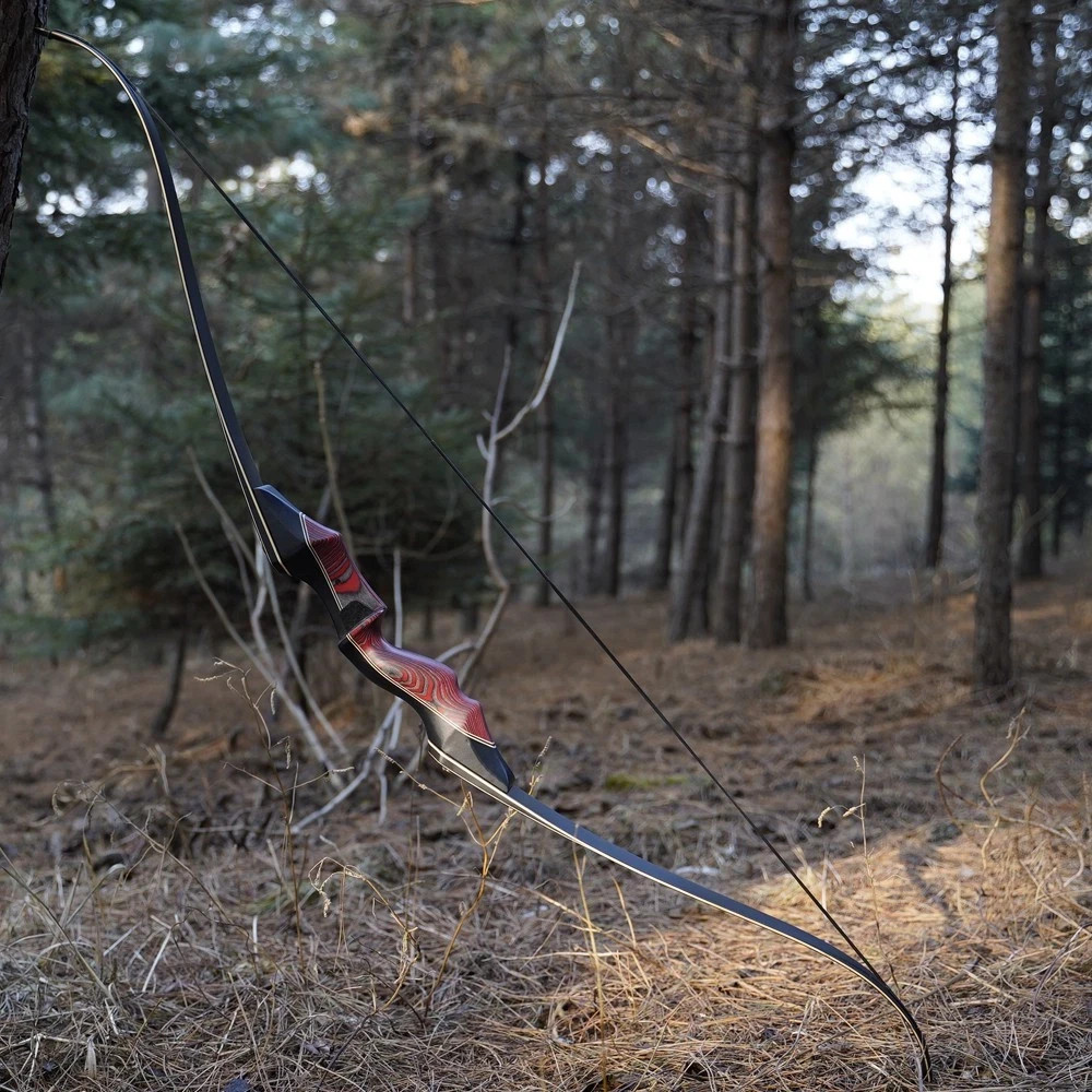 PMZ 60" Takedown Traditional Hunting Bow Recurve Bow Archery 35lbs