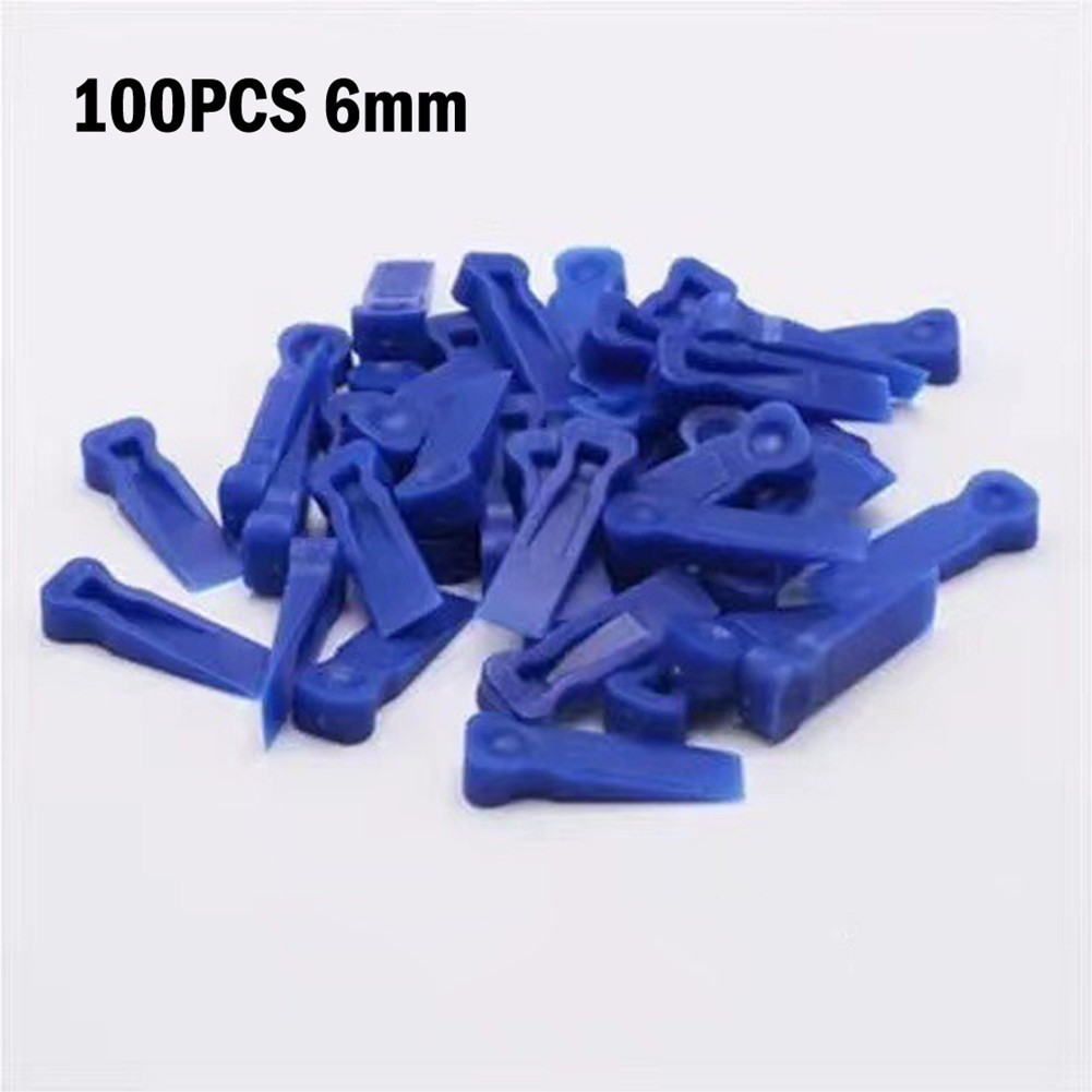 Plastic 100Pcs Tile Spacers reusable positioning Clips Wall Flooring Tiling Tool
