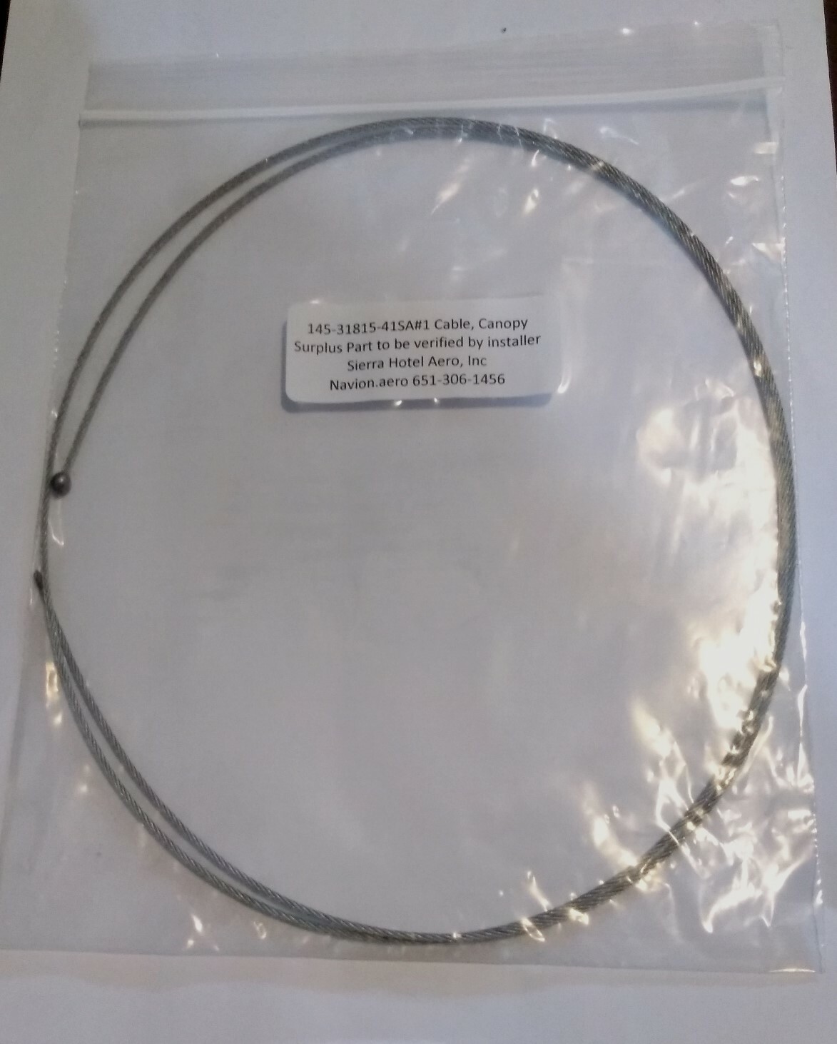145-31815-41SA1 Cable Assembly-Canopy  **NOS Part