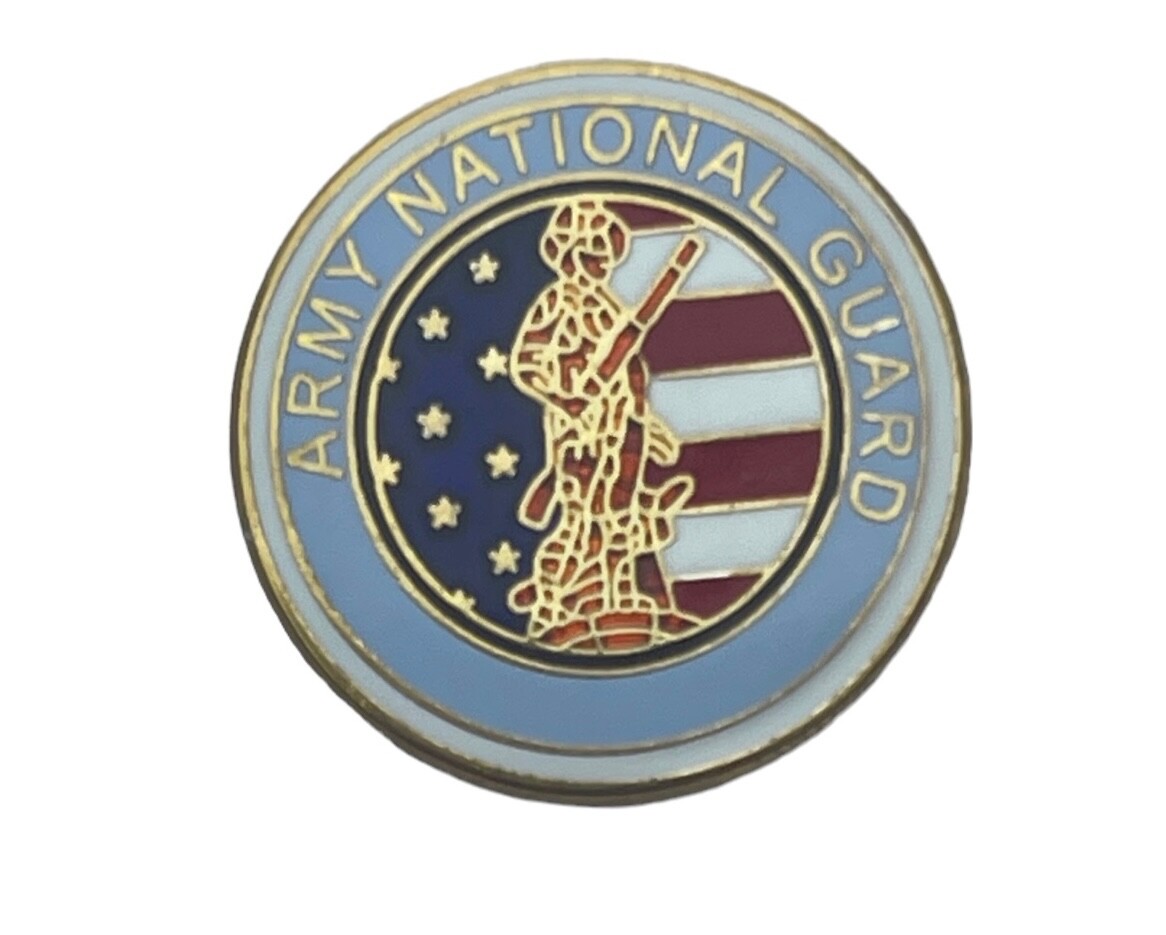 Army National Guard ARNG .75 inch Military Pin H14776 F2D33J