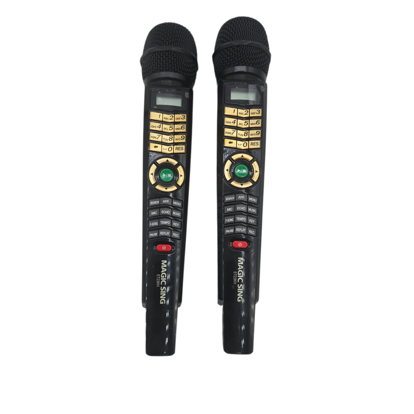 Magic Sing ET23KH Karaoke Wireless Microphone Mic Pair Tested Works