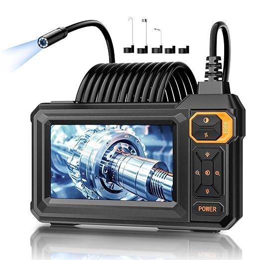 Industrial Endoscope Camera 1080P HD 4.3'' Screen Borescope Inspection Camera US