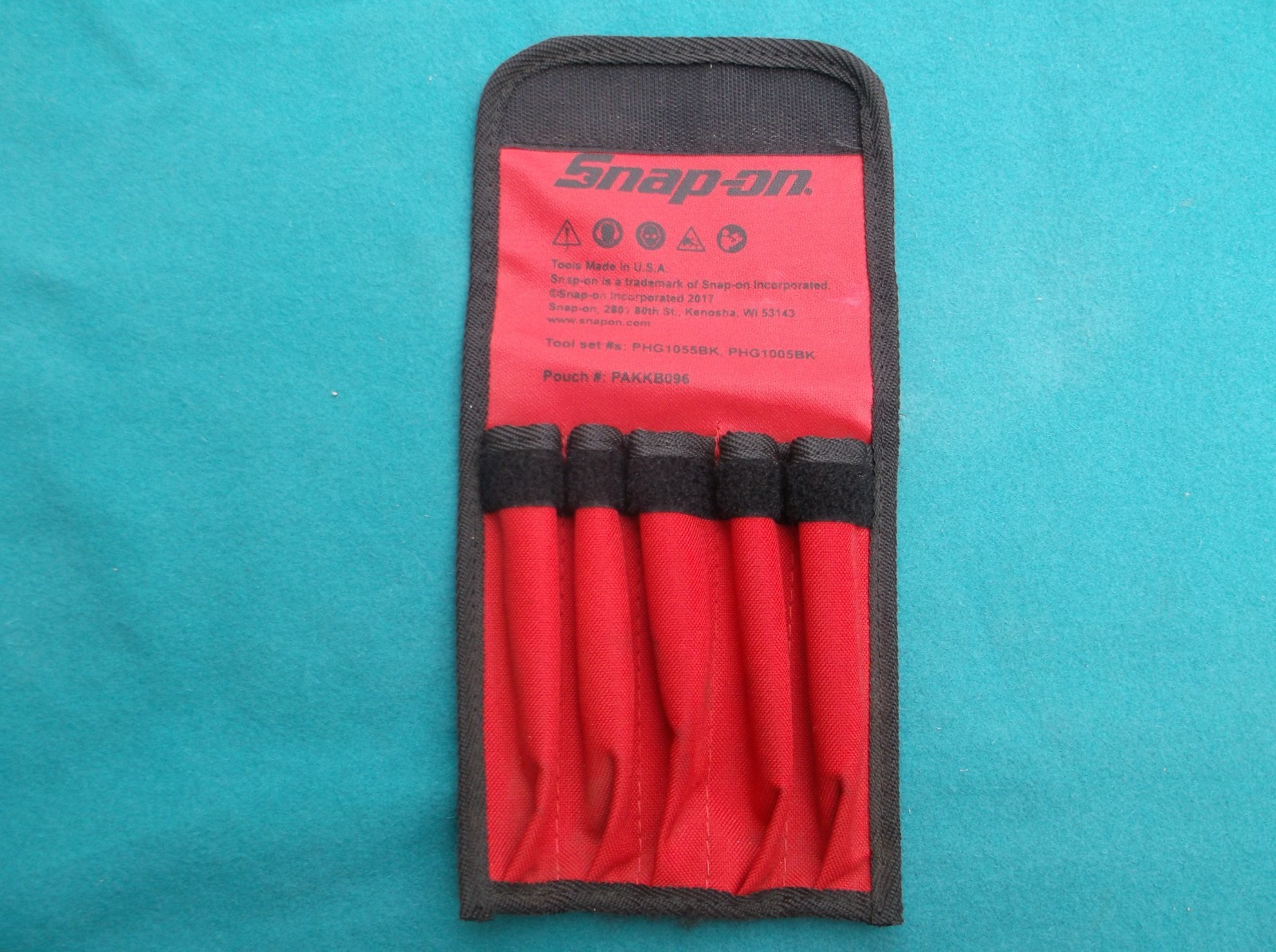 Snap On PAKKB096 - Pouch for PHG1055BK/PHG1005BK 5 Piece Air Hammer Bit Set