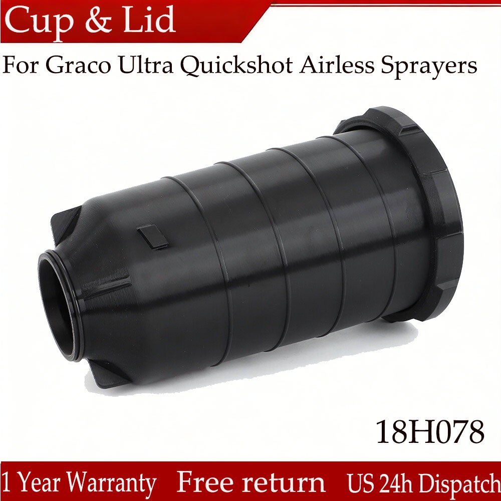 64 oz. / 2qt. cup & lid For Graco Ultra Quickshot Airless Sprayer 18H078 US