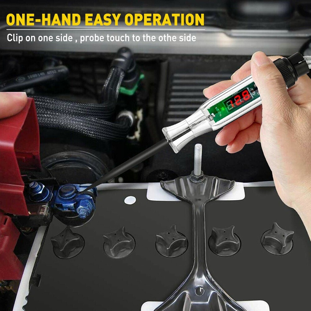 Car Circuit Tester Pen Auto Fuse Test Probe Light Tool For 6V 12V 24VDC Voltage