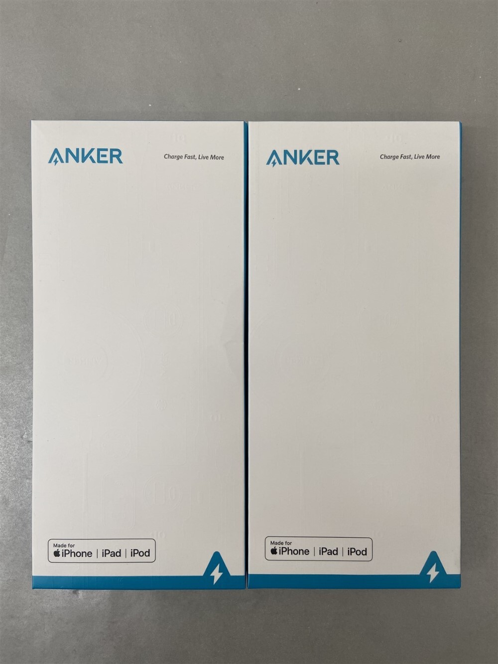 Lot of 2 Anker A8454 PowerLine+ II USB-A w/ Lightning Connector 10ft Black