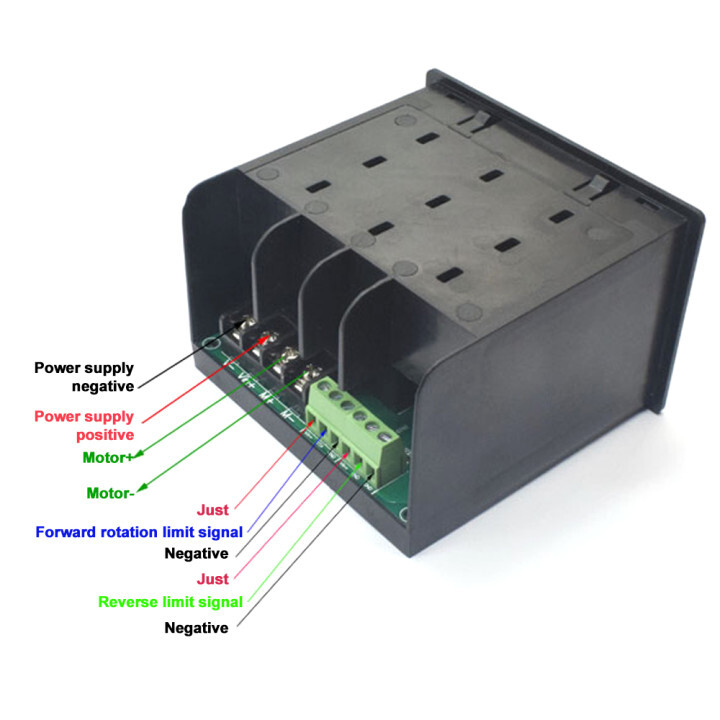 LCD Digital Display PWM DC Motor Speed Controller DC10-55V with Remote Control