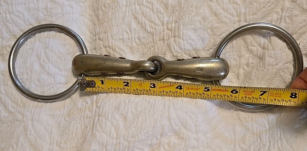 Herm Sprenger Whistler Bit 5" Free Ring Aurigan Snaffle