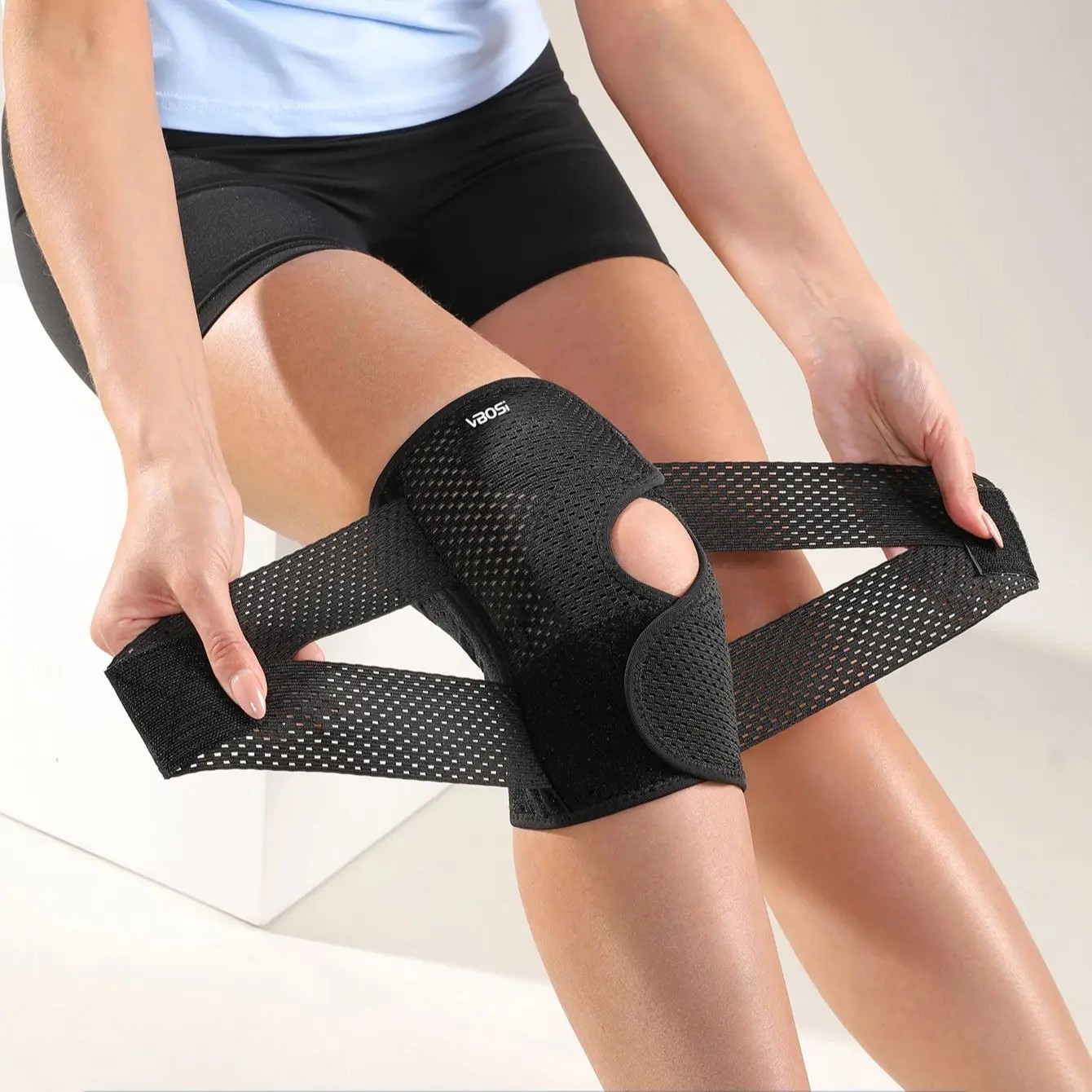 Knee Brace Support Patella Stabilizer Strap Arthritis Running Tendon Pain Relief