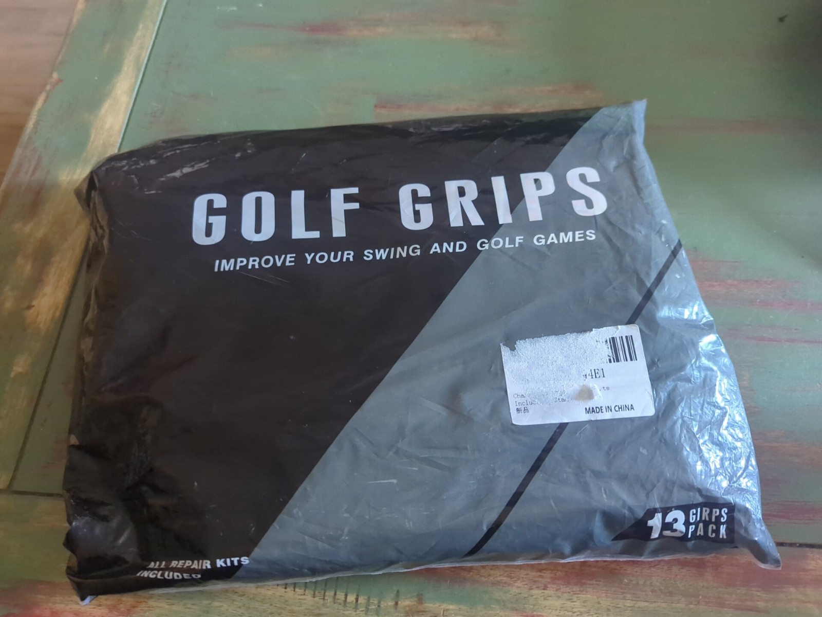 ChampKey 13 Premium Rubber Golf Grips Repair Kit Standard Black