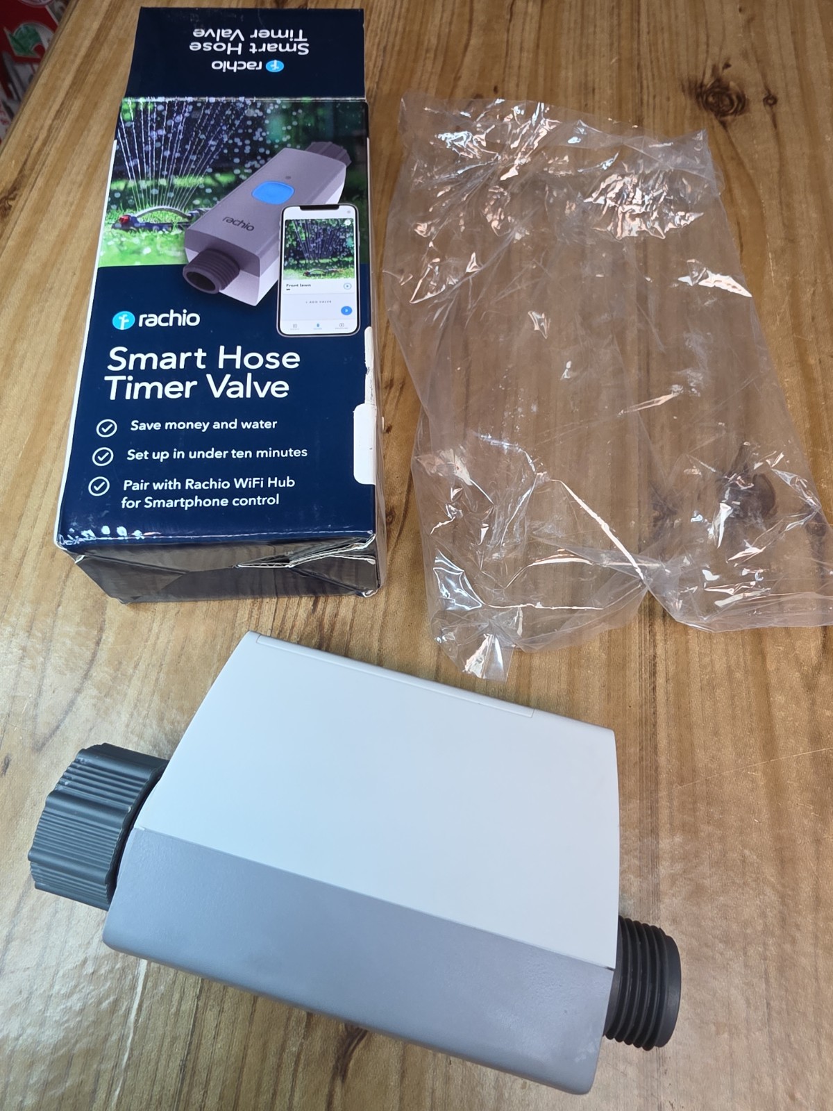 Rachio Smart Hose Timer (Used)–WI-FI App-Controlled Outdoor Faucet- Tested/works