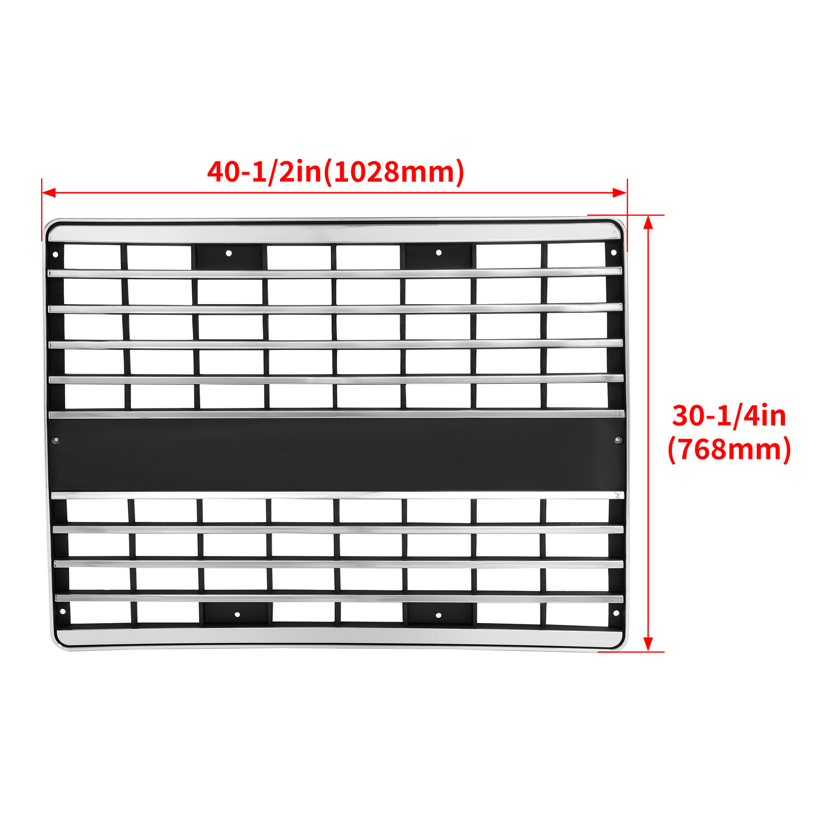 NEW Front Bumper Upper Grille For 89-03 Mack CH Truck Replacement