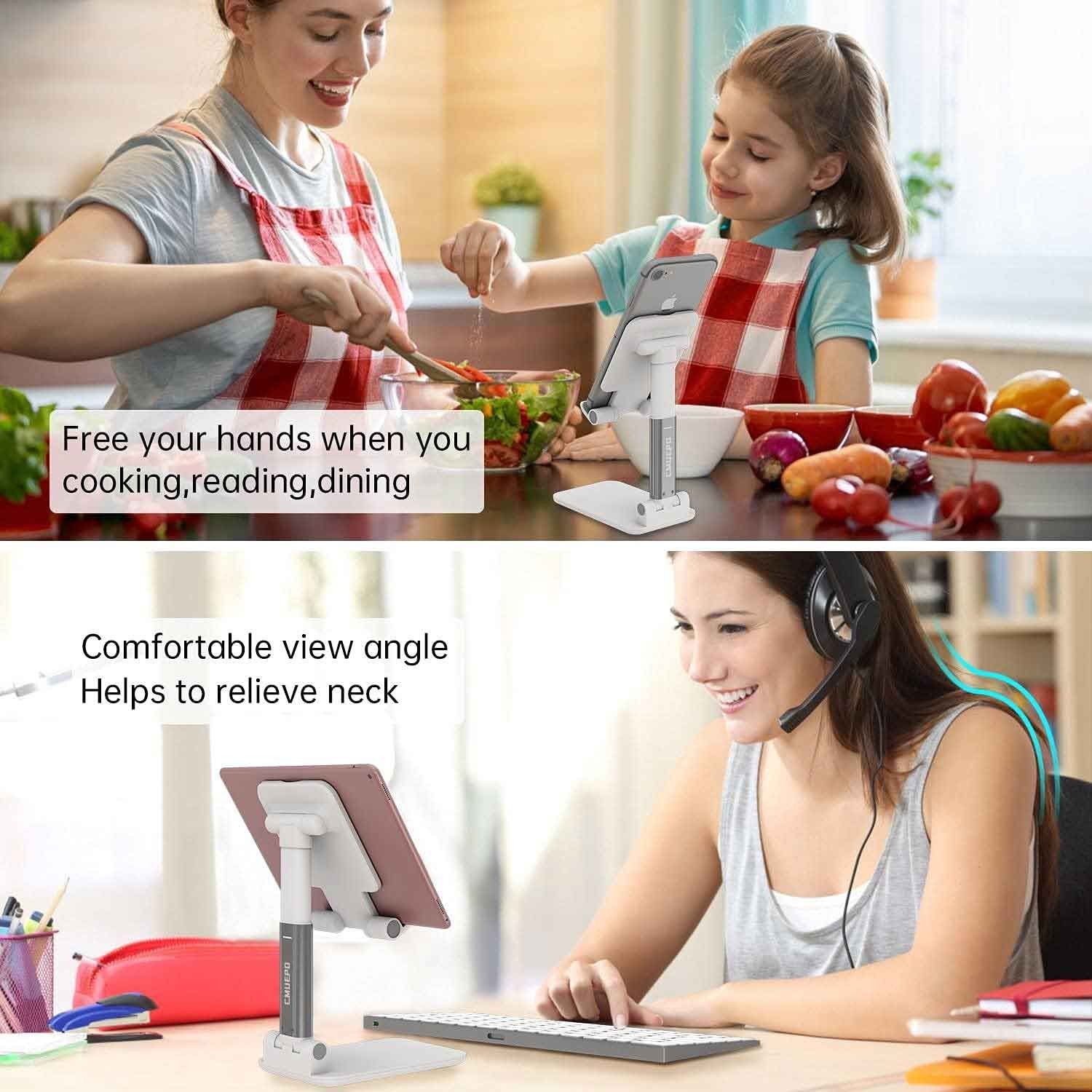 Stand Foldable Holder Travel Desktop Cradle Dock for Tablets