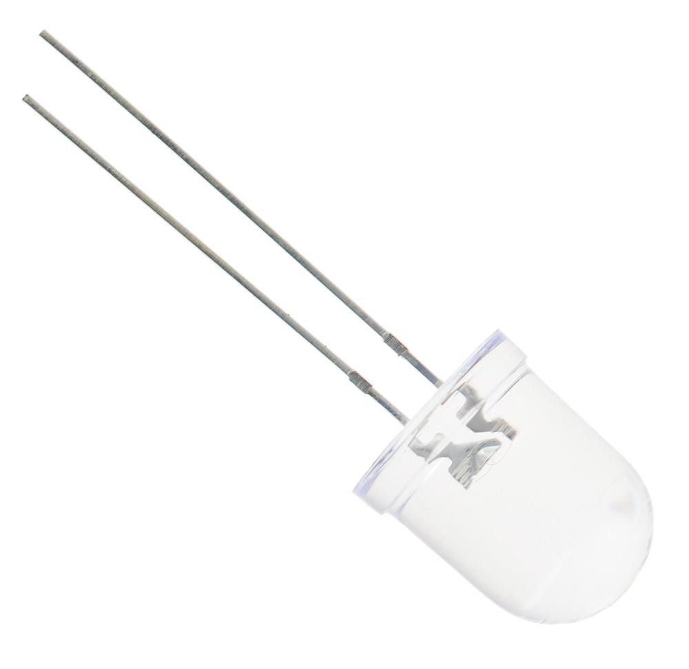 50 x Warm White 10mm Water Clear LED 6000mcd 30°