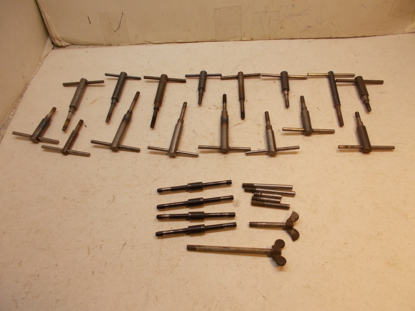16 forster stock makers hand screw stock bolts + some extra parts gun maintence