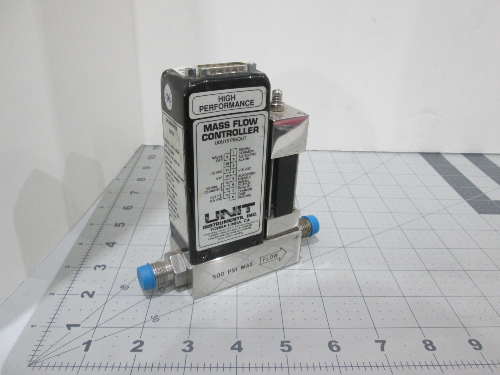 Unit, UFC-1020, Mass Flow Controller, 15-Pin, N2, 50 SCCM, Used