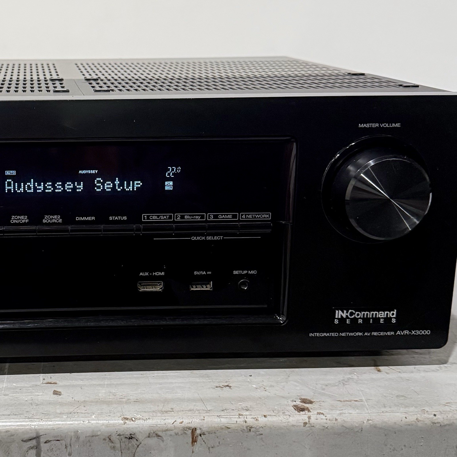 Denon AVR-X3000 7.1 CH 4K UHD Integrated Network A/V Receiver +Remote *BUNDLE!