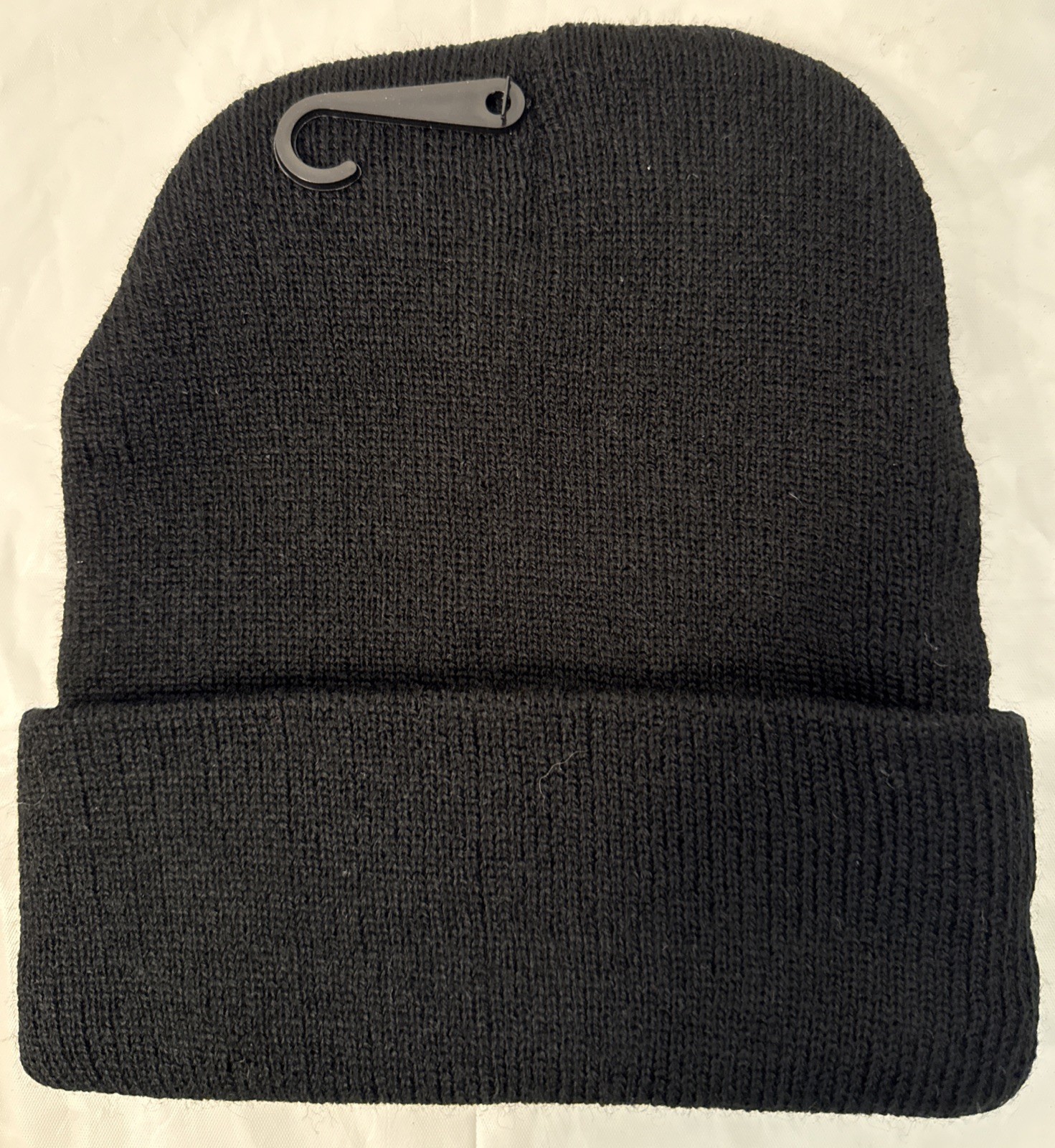 Lot Of 2 Adult Fall/Winter Knit Acrylic Beanies Black, Gray