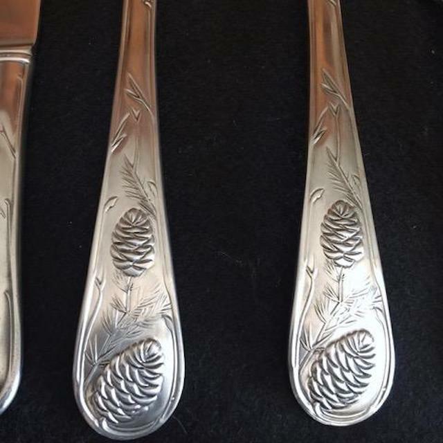 CAMBRIDGE - PINE CONE - Stainless Flatware Silverware - YOU CHOOSE CHOICE *MINT