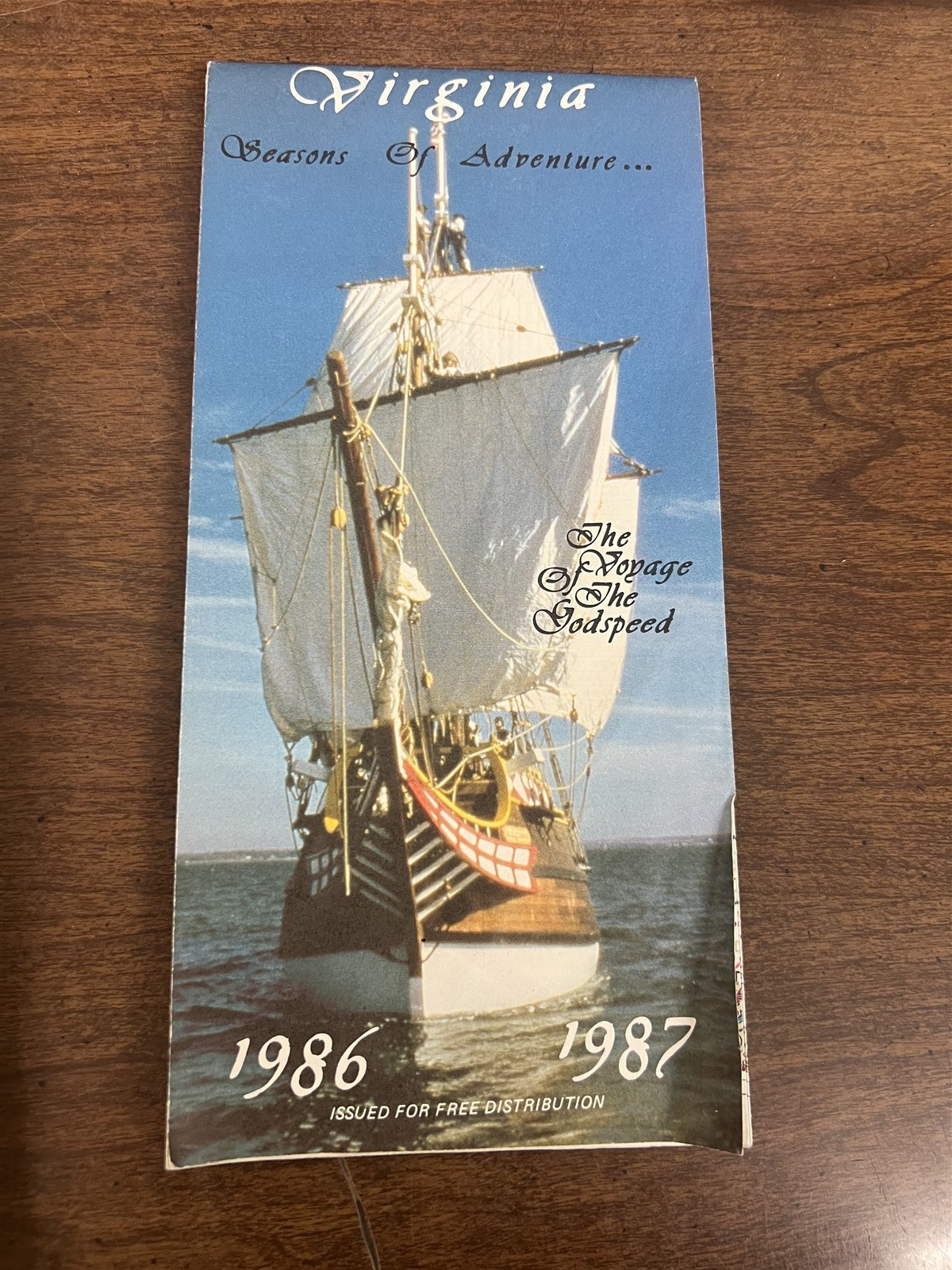 1986-1987 Virginia Road Map