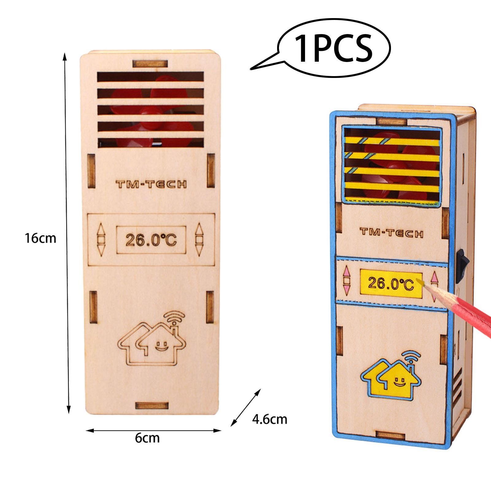 Wooden Air Cooler Assembly Kit for Kids, Educational STEM Project