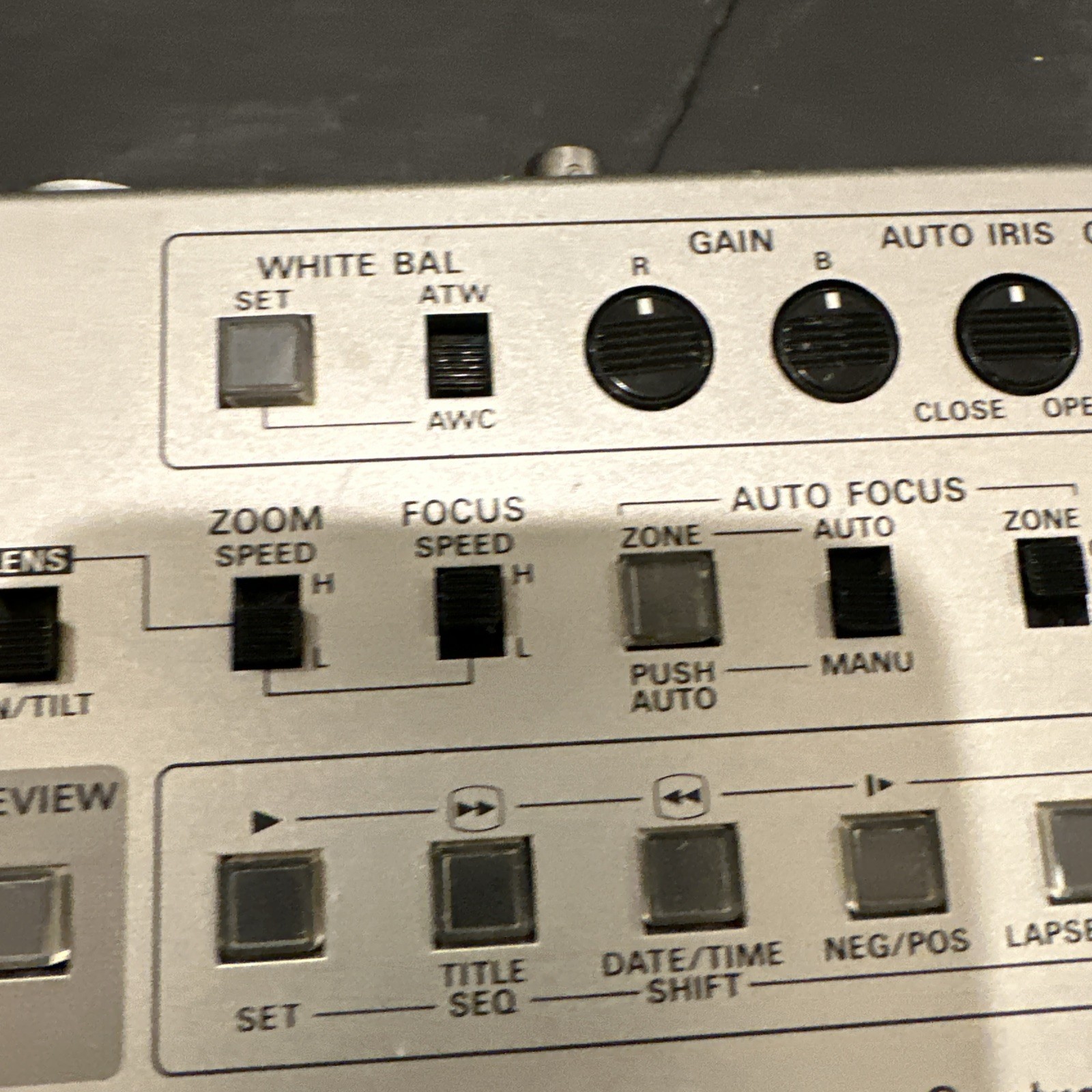 Panasonic WV-CR12 Camera Camera Remote Controller,Untested #R47