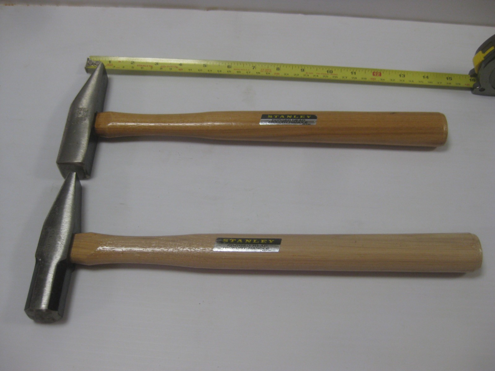 NOS set of 2 16 oz Stanley  Hammers #453 and  #54-463 Wood Handle USA Nice Tool