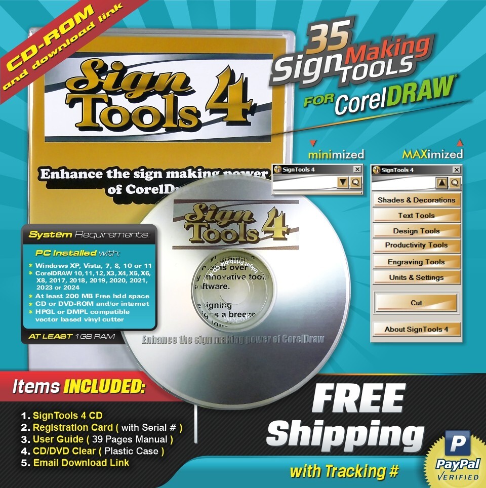 BEST Sign software for Graphtec Vinyl Plotter, CorelDRAW & Adobe illustrator