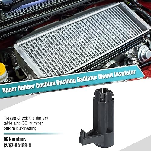 2pcs Upper Radiator Insulator Mount Bracket for Ford Focus 2012-2018 No.CV6Z