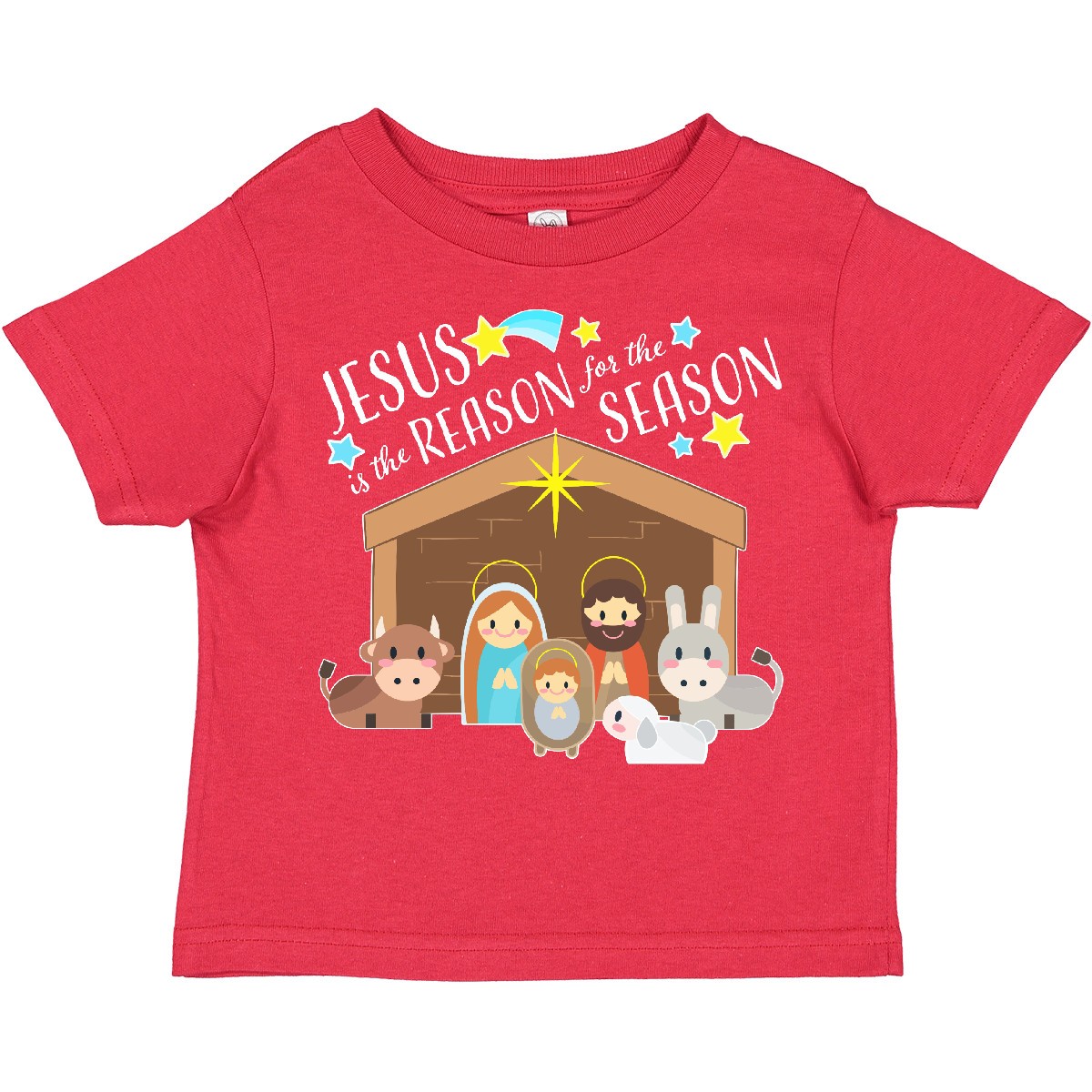 Inktastic Jesus Is The Reason For The Season Christmas Nativity Toddler T-Shirt
