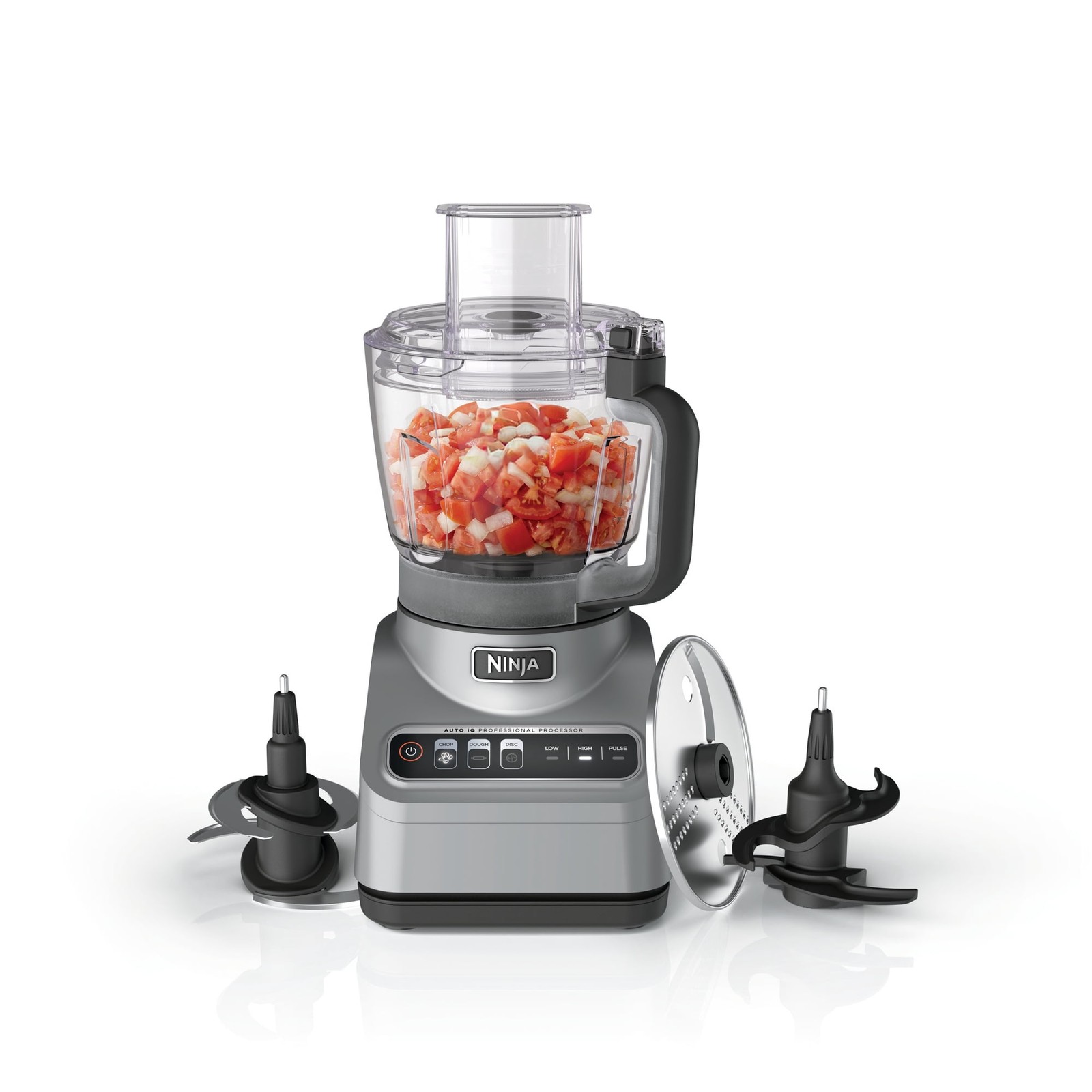 Ninja Food Processor 9-Cup, 3 Auto-iQ Presets, Chop Slice Shred, DW Safe BN600