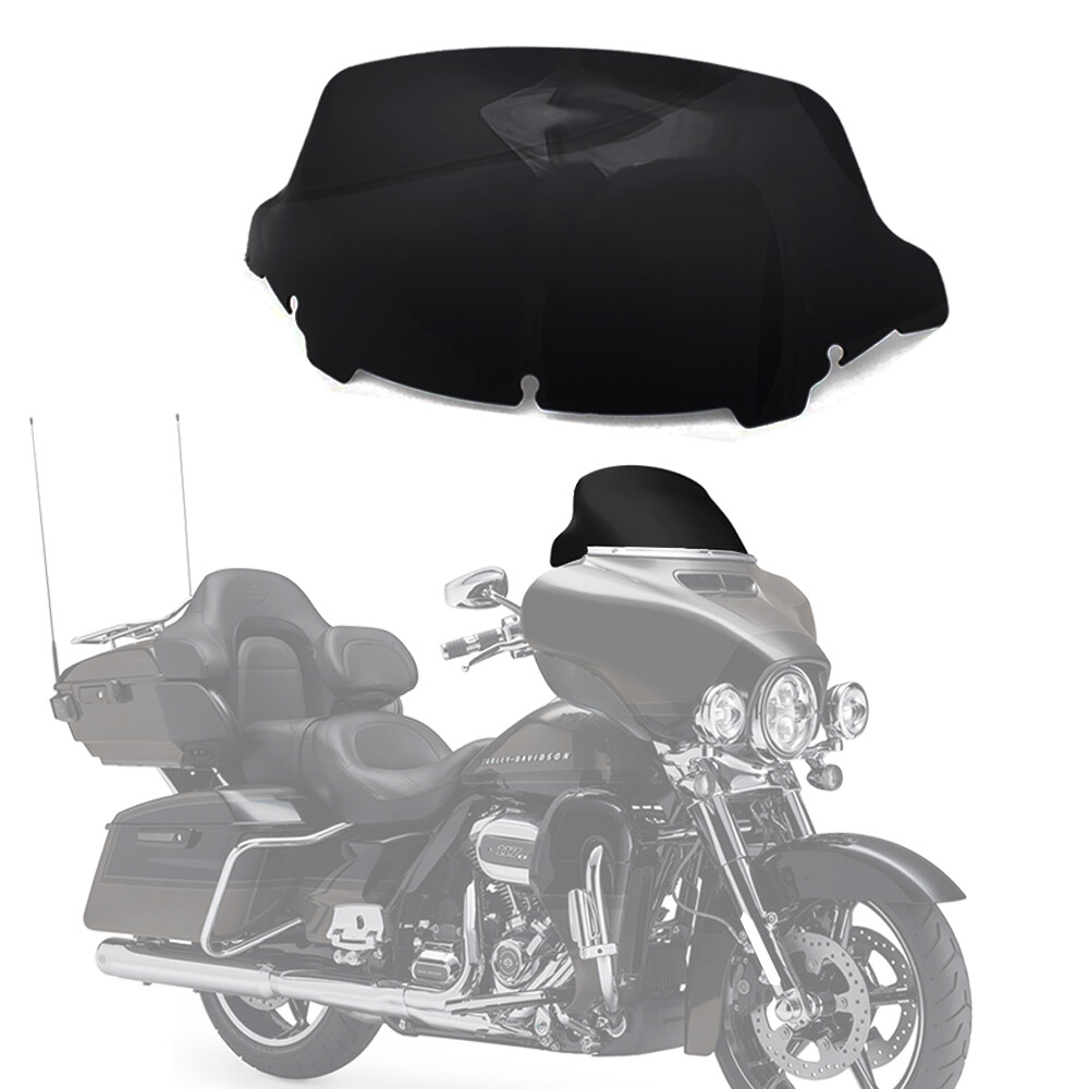 10.5" Wave Windshield for Harley Electra Street Glide 2014-2021 Windscreen Black
