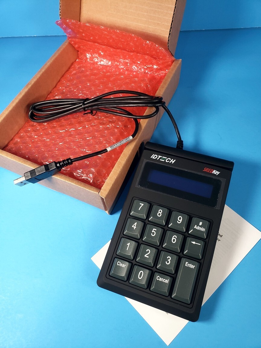 BRAND NEW - IDSK-534833TEB Idtech SREDKey Magstripe Credit Card Swiper Reader