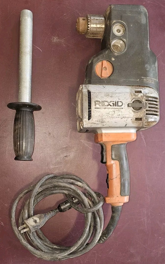 Ridgid R7130 Right Angle Drill W/Side Handle - Used