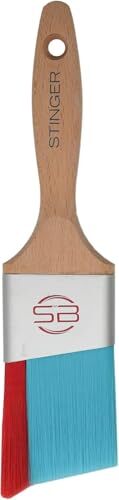 Stinger Red Tip 2.5 inch - Interior Angle Paint Beaver Tail Brush with Fill-A
