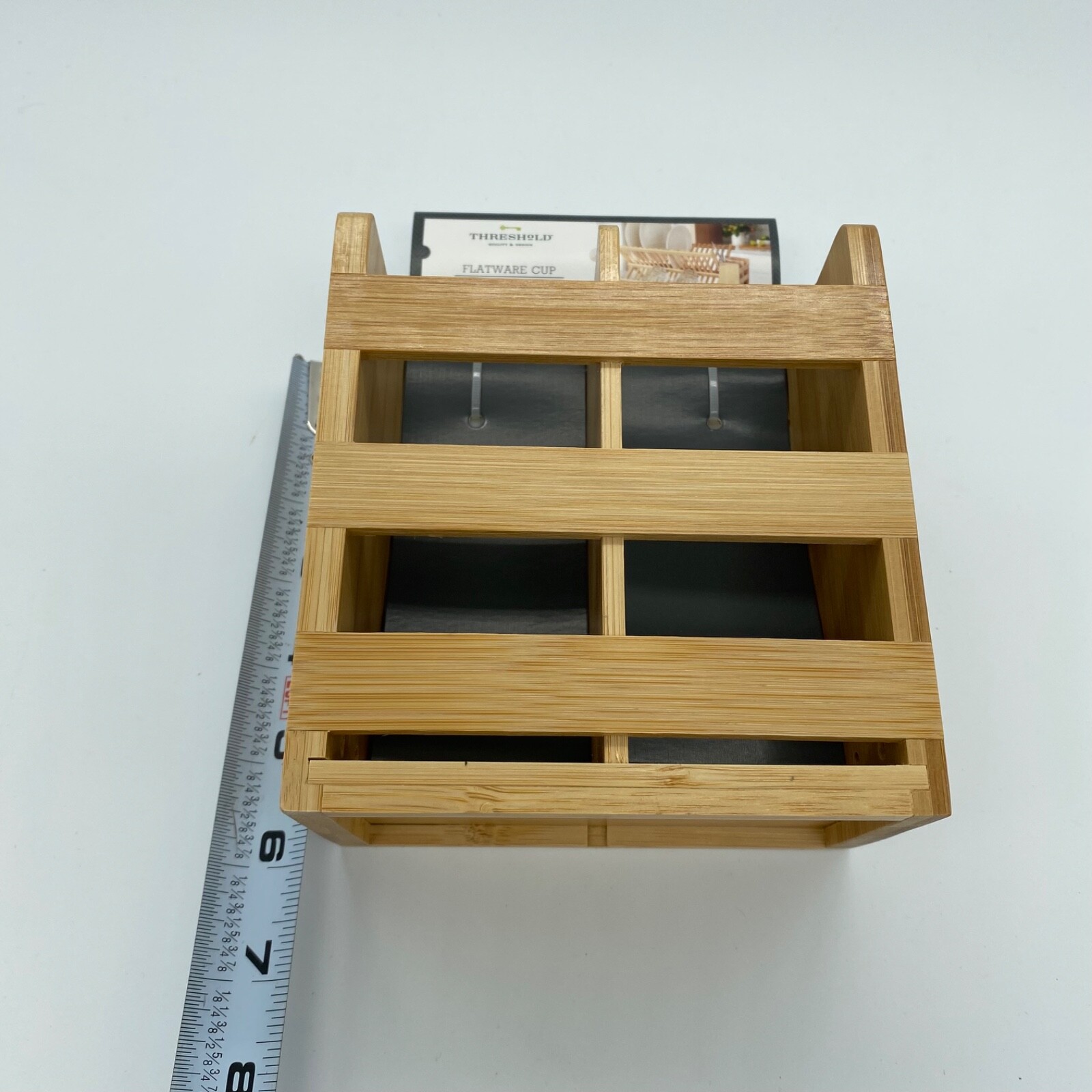 Threshold Bamboo Flatware Cup Compatible with Threshold Bamboo Drying Rack