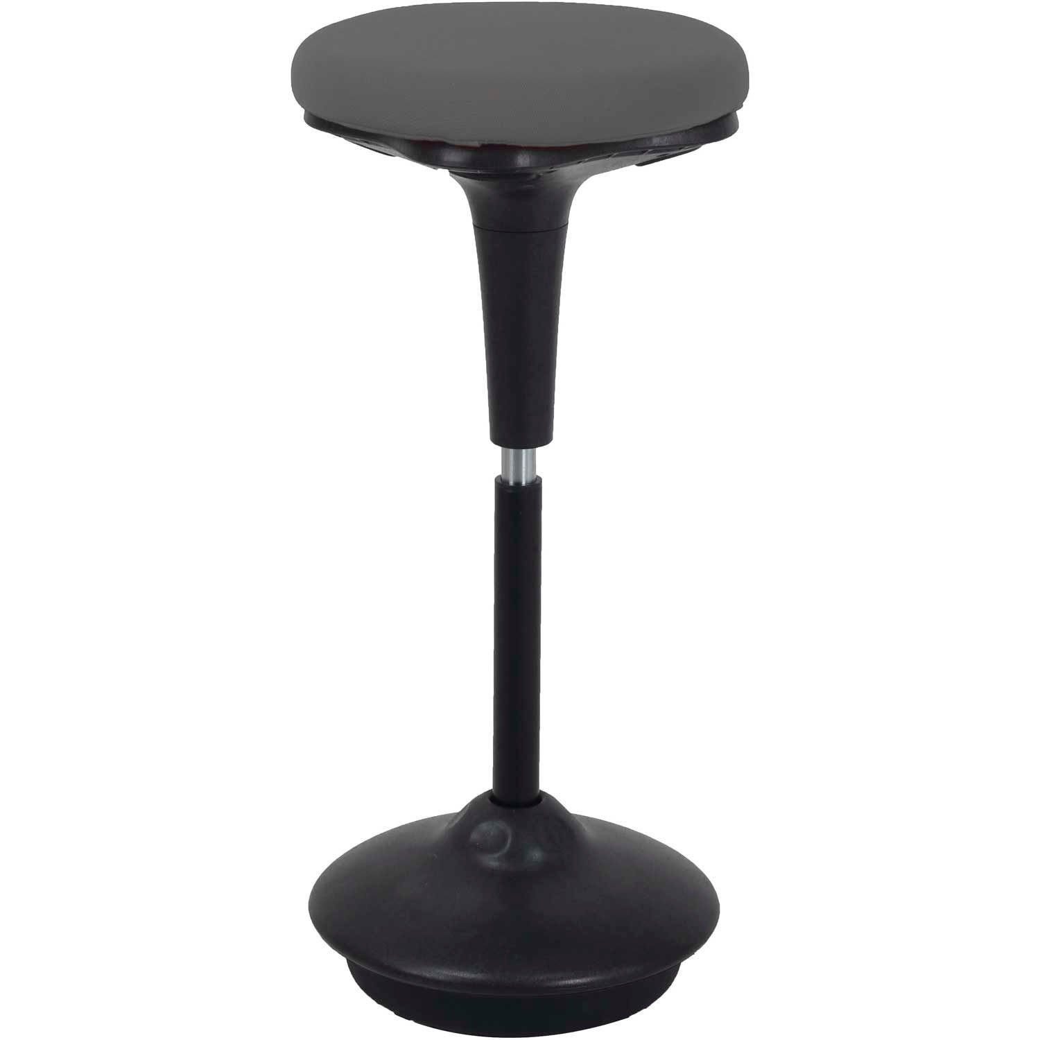 Global Industrial Active Seating Stool Fabric 25"H 33"H Gray Armless Backless