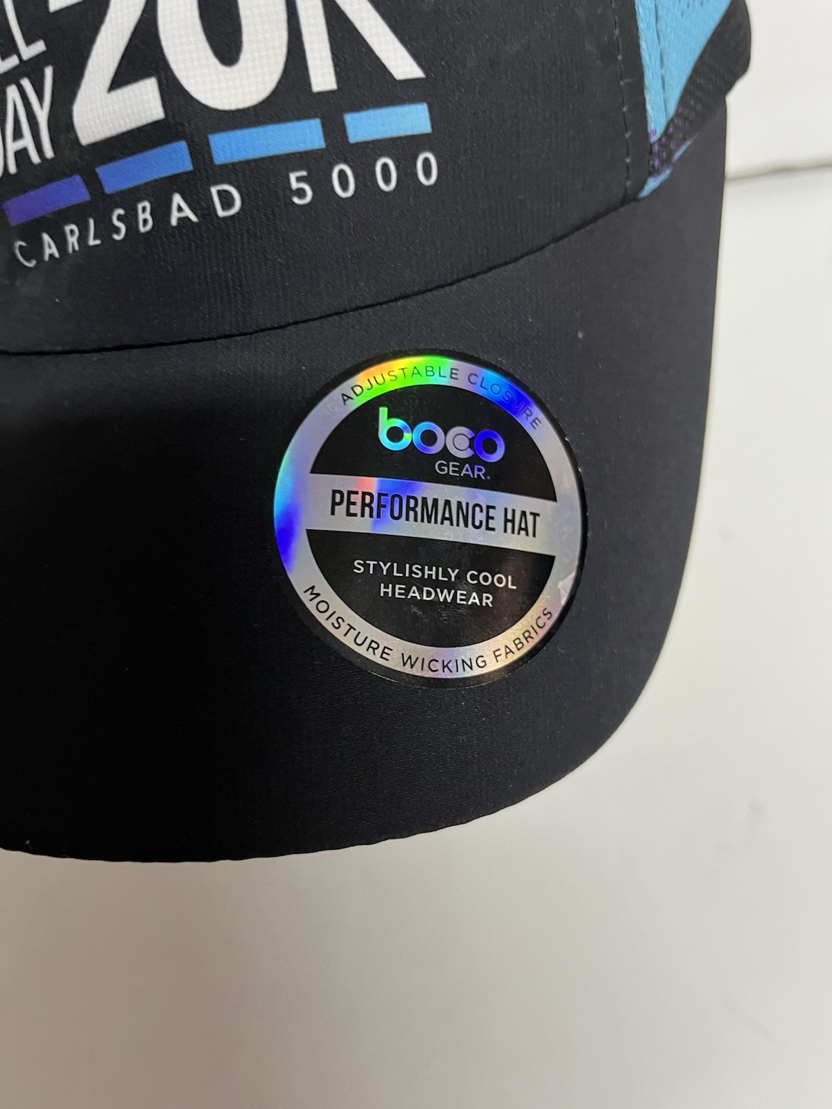 BOCO Gear Performance Running Hat Cap One Size Moisture-Wicking Adjustable