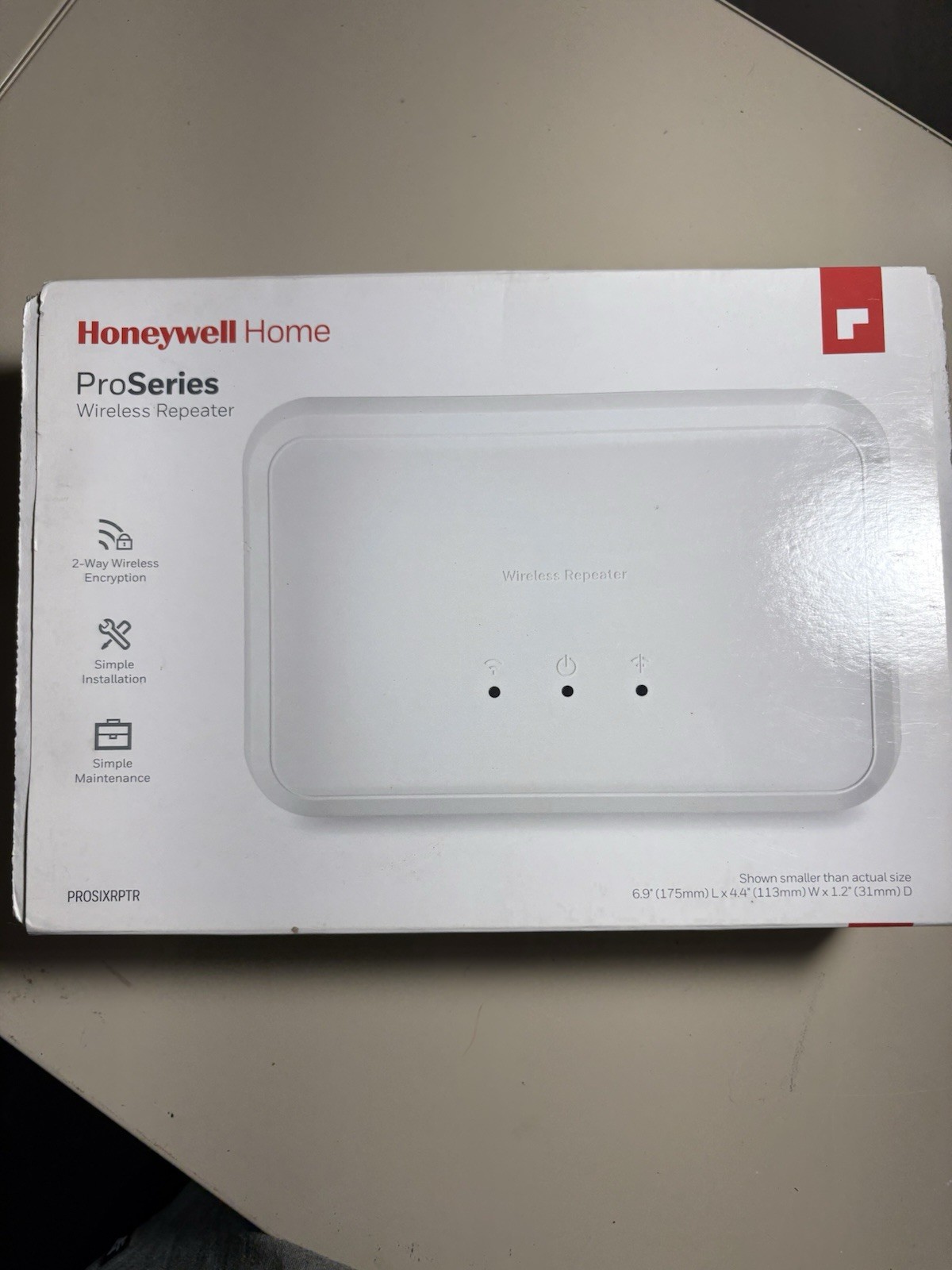 Resideo Honeywell Wireless Repeater Pro Six series Extends RF signal PROSIXRPTR
