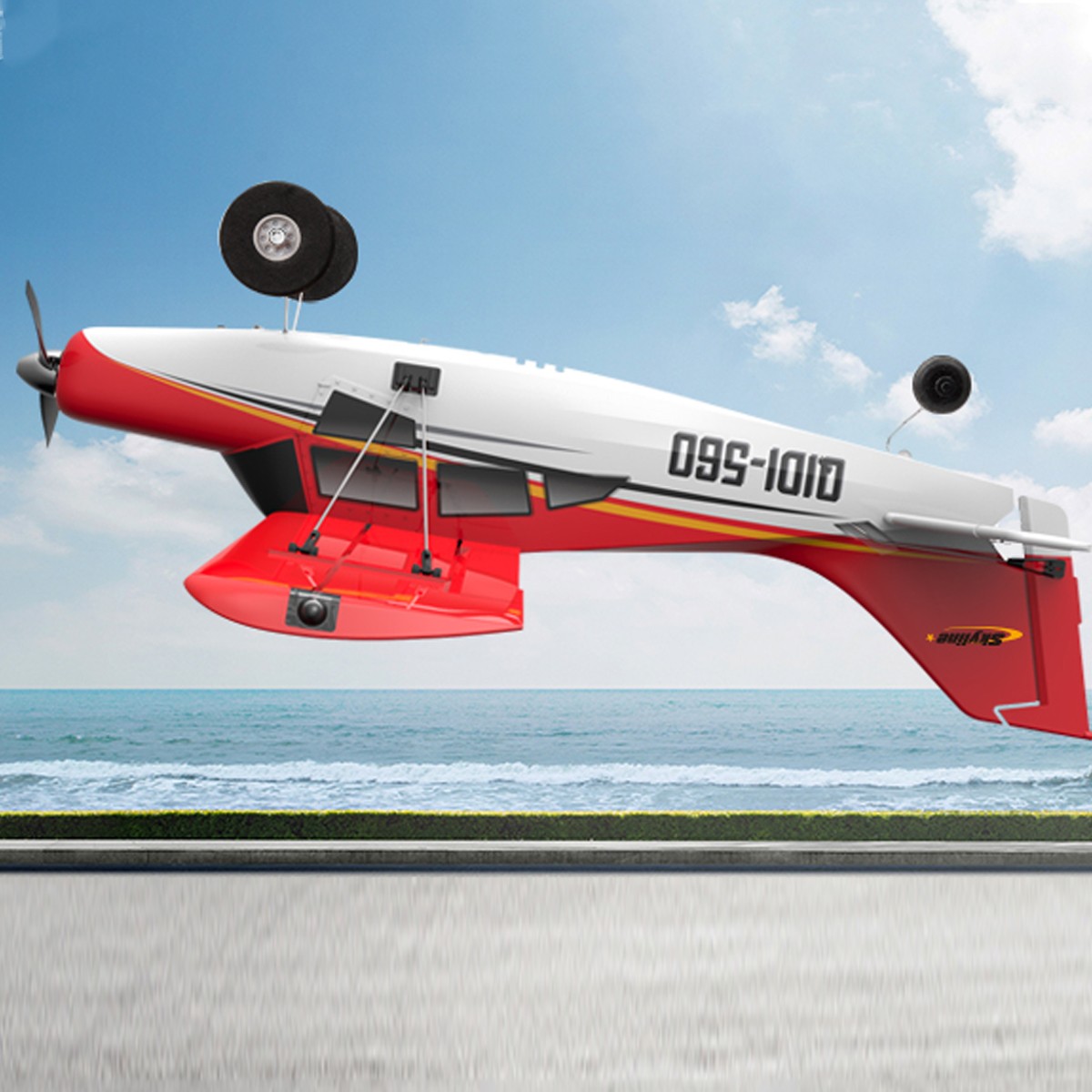 Brushless 4CH Gyro Balanced RTF RC Plane Remote Control Airplane Toys QIDI560
