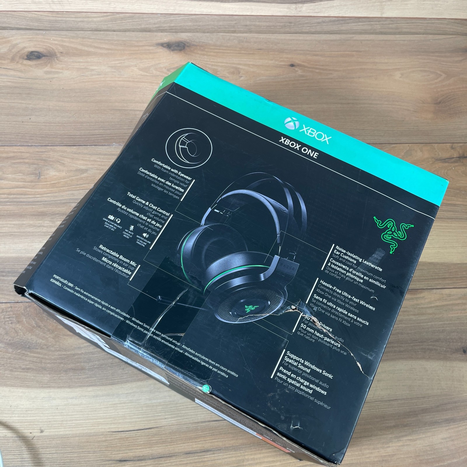 Razer ThResher Ultimate Gaming Headset Black Wireless Active Noise Cancellation