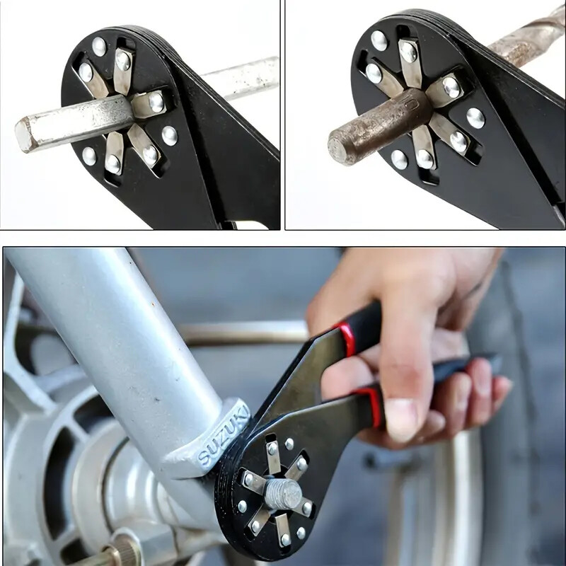 6" or 8" Universal Magic Wrench Multifunctional Adjustable Wrenches Spanner Tool