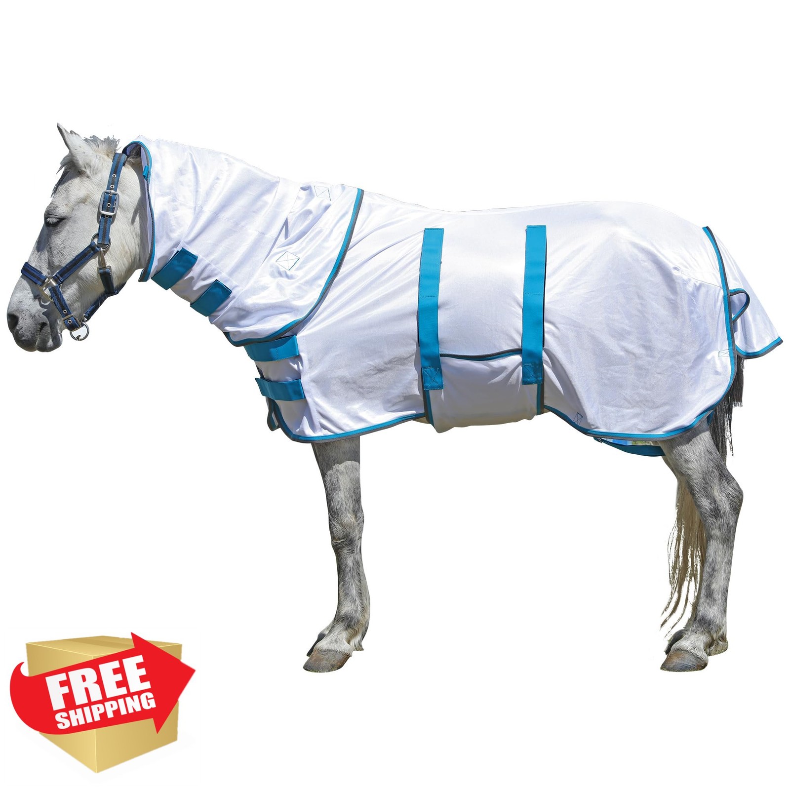 LEAFOREST Mini Horse Fly Sheet White 36IN