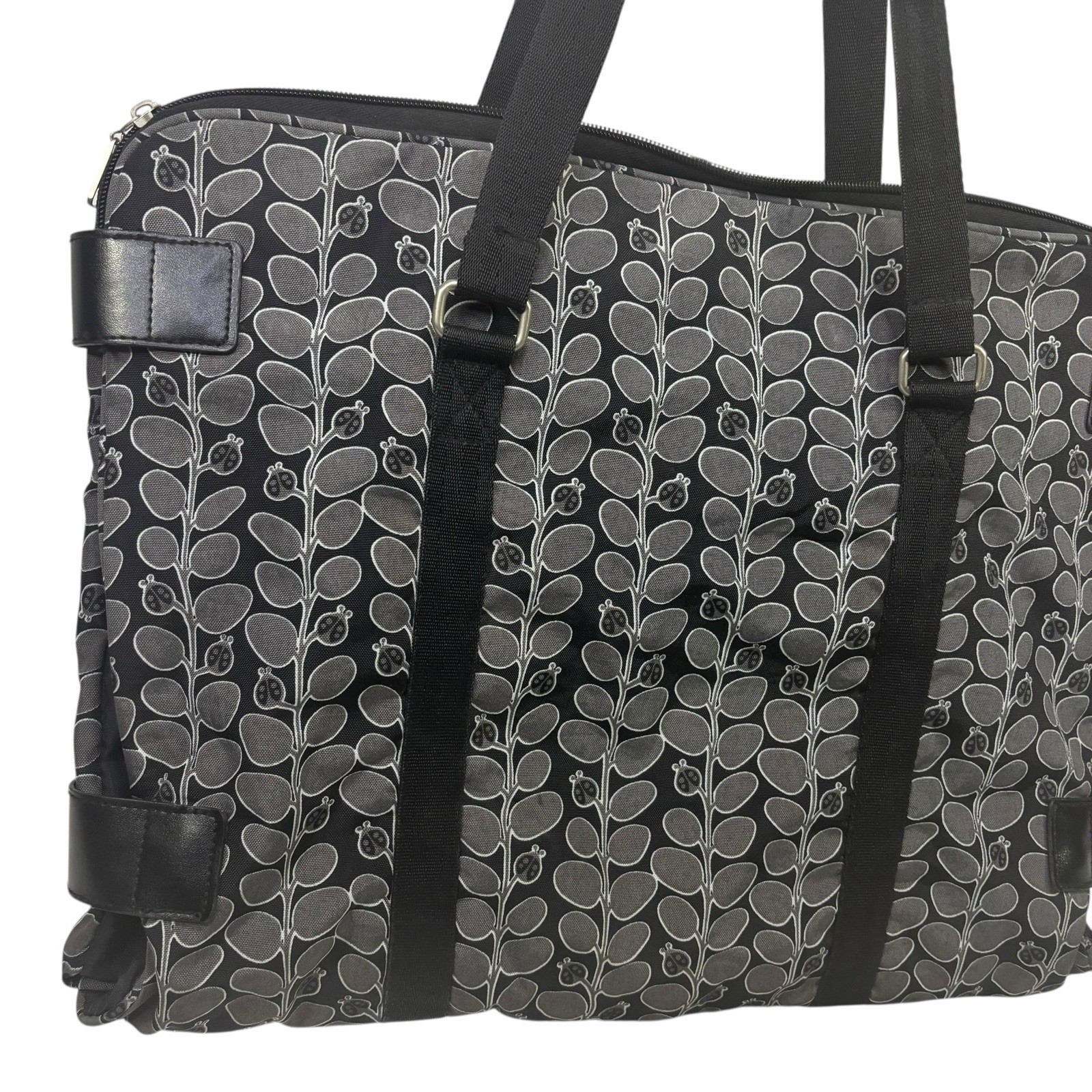 MXX Black Laptop Tablet Tote Computer Briefcase Padded Expandable & Opens Flat